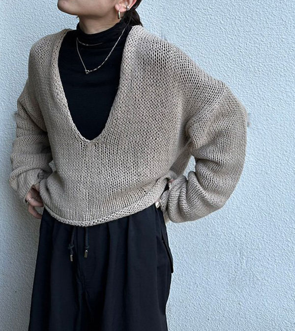 トップスTODAYFUL トゥデイフル Uネックハンドニットレディース-rdindy.com