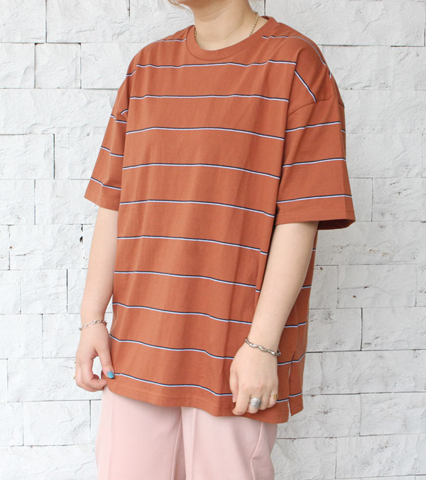 ボーイフレンドボーダーTシャツ　Boyfriend Border T-shirts