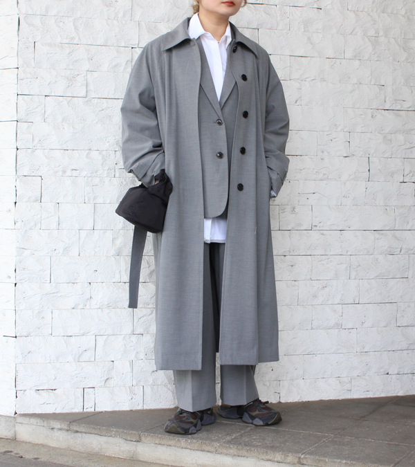 ステンカラーラグランコート　Soutiencollar Raglan Coat