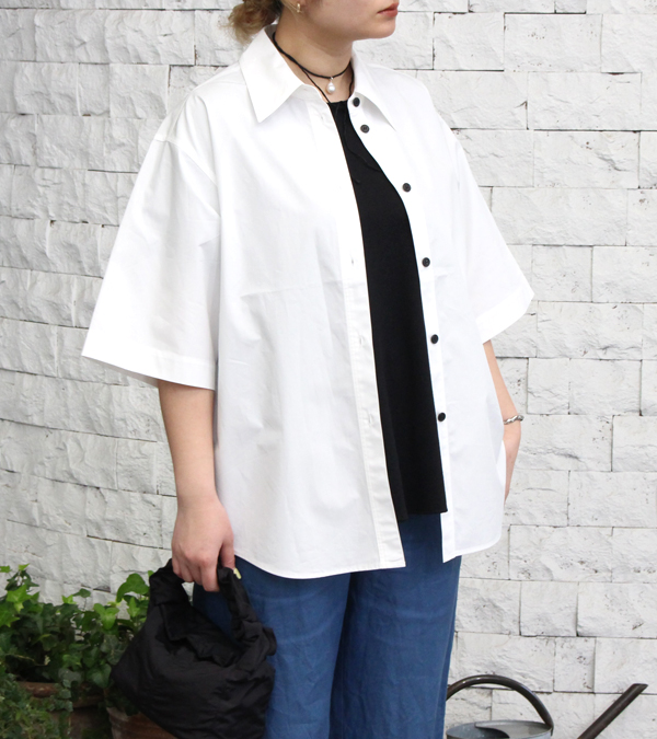 ハーフスリーブブロードシャツ　Halfsleeve Broad Shirts