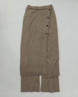画像: 30%OFF！ラップアラウンドニットスカート　Wraparound Knit Skirt　《セール商品につき返品不可》