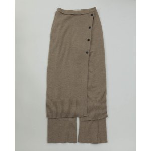画像: 30%OFF！ラップアラウンドニットスカート　Wraparound Knit Skirt　《セール商品につき返品不可》