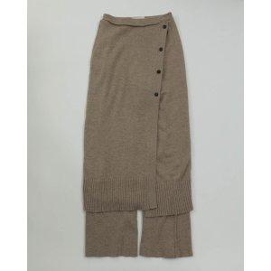 画像: 50%OFF！ラップアラウンドニットスカート　Wraparound Knit Skirt　《セール商品につき返品不可》