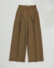 画像1: 50%OFF！ツイルタックトラウザー　Twill Tuck Trousers　《セール商品につき返品不可》