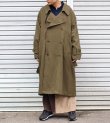 画像1: 30%OFF！ネルガウンスリットトレンチコート（レディース）　circa make nel gown slit trench coat（ladies）《セール商品につき返品不可》