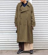 画像: 30%OFF！ネルガウンスリットトレンチコート（レディース）　circa make nel gown slit trench coat（ladies）《セール商品につき返品不可》