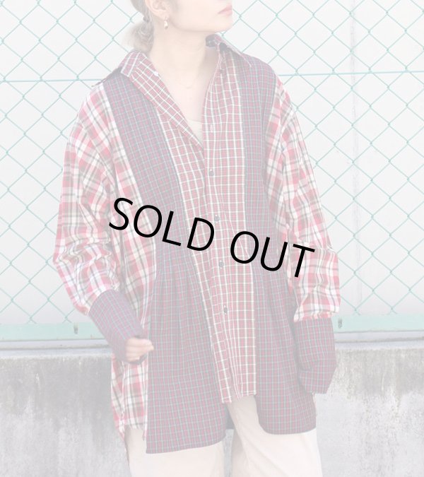 画像1: 40%OFF！ボースサイドタックシャツ　circa make both side tuck shirt《セール商品につき返品不可》