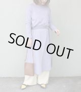 画像: 70%OFF！コットンスムースカットソーラップスタイルロングワンピース《セール商品につき返品不可》