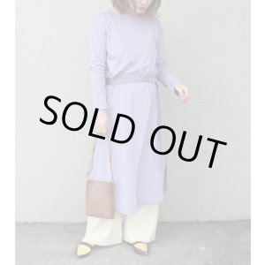 画像: 70%OFF！コットンスムースカットソーラップスタイルロングワンピース《セール商品につき返品不可》