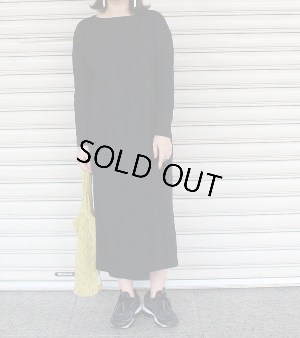 画像7: 70%OFF！コットンスムースカットソーラップスタイルロングワンピース《セール商品につき返品不可》