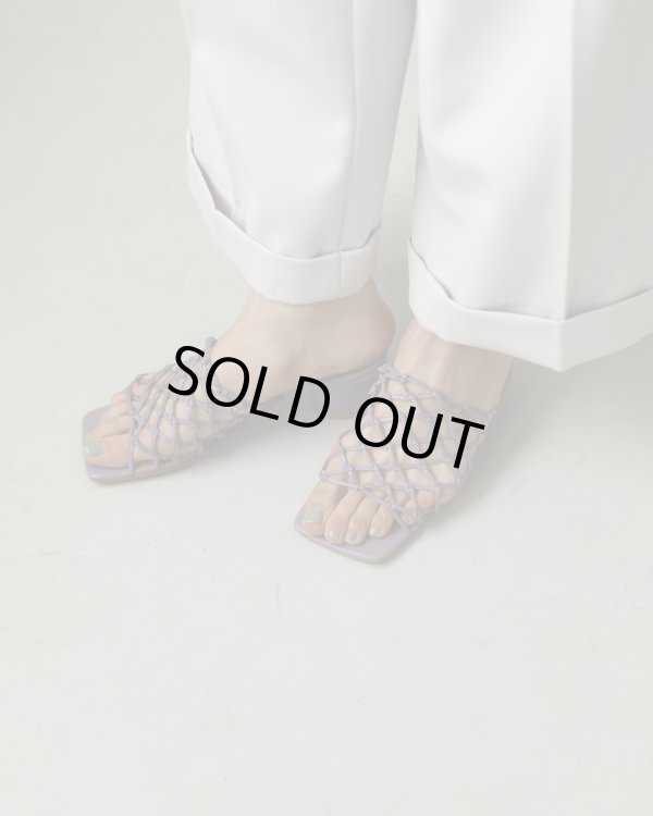 画像4: 30%OFF！レザーメッシュサンダル　Leather Mesh Sandals《セール商品につき返品不可》