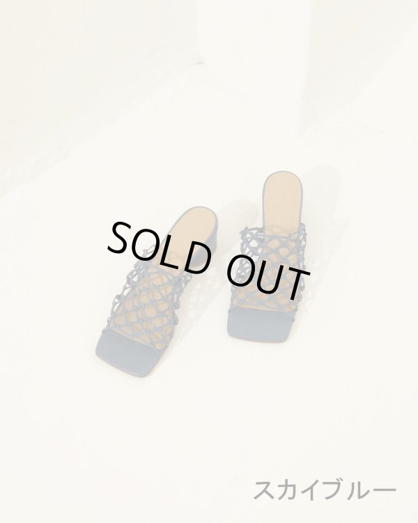 画像5: 30%OFF！レザーメッシュサンダル　Leather Mesh Sandals《セール商品につき返品不可》
