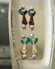 画像3: レザーブレイドイヤリング　Leather Braid Earring