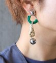 画像2: レザーブレイドイヤリング　Leather Braid Earring