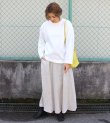 画像3: 40%OFF！リネンストライプタックロングスカート《セール商品につき返品不可》