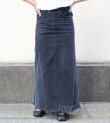 画像10: ロングデニムスカート(length100)　circa make long denim skirt