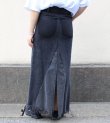 画像12: ロングデニムスカート(length100)　circa make long denim skirt