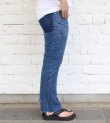 画像5: フリンジフレアデニムパンツ（ブルー）　circa make fringe denim pants