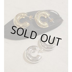 画像: チャンキーフープピアス　Chunky Hoop Pierce(Silver925)