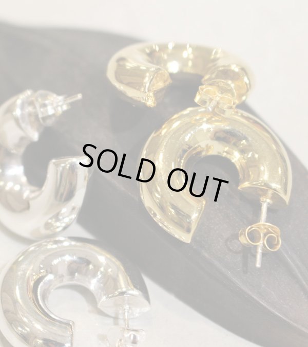 画像3: チャンキーフープピアス　Chunky Hoop Pierce(Silver925)