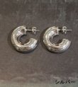 画像6: チャンキーフープピアス　Chunky Hoop Pierce(Silver925)