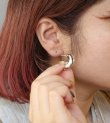 画像2: チャンキーフープピアス　Chunky Hoop Pierce(Silver925)