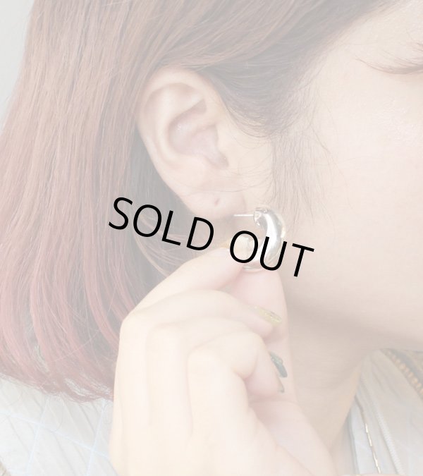 画像2: チャンキーフープピアス　Chunky Hoop Pierce(Silver925)