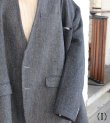 画像30: 30%OFF！ノーカラーワイドジャケット　circa make no collar wide jacket（グレー）《セール商品につき返品不可》