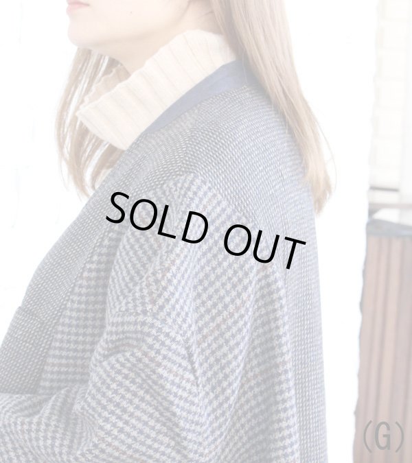 画像20: 30%OFF！ノーカラーワイドジャケット　circa make no collar wide jacket（グレー）《セール商品につき返品不可》