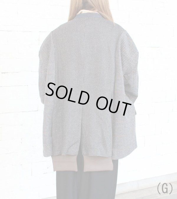 画像19: 30%OFF！ノーカラーワイドジャケット　circa make no collar wide jacket（グレー）《セール商品につき返品不可》