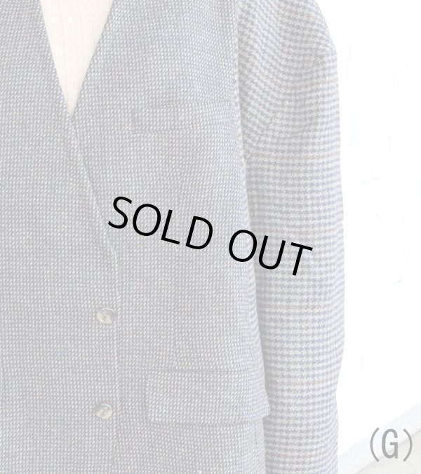 画像21: 30%OFF！ノーカラーワイドジャケット　circa make no collar wide jacket（グレー）《セール商品につき返品不可》