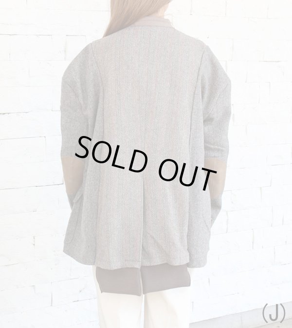 画像36: 30%OFF！ノーカラーワイドジャケット　circa make no collar wide jacket（グレー）《セール商品につき返品不可》