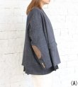 画像4: 30%OFF！ノーカラーワイドジャケット　circa make no collar wide jacket（グレー）《セール商品につき返品不可》