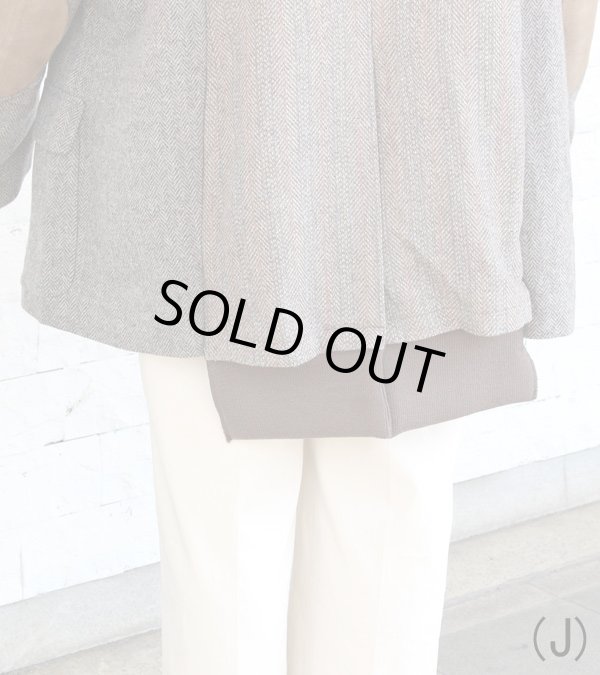 画像40: 30%OFF！ノーカラーワイドジャケット　circa make no collar wide jacket（グレー）《セール商品につき返品不可》
