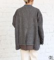 画像25: 30%OFF！ノーカラーワイドジャケット　circa make no collar wide jacket（グレー）《セール商品につき返品不可》