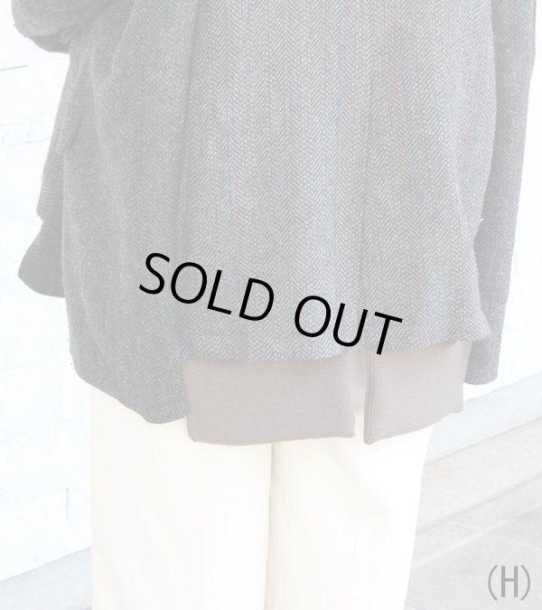 画像28: 30%OFF！ノーカラーワイドジャケット　circa make no collar wide jacket（グレー）《セール商品につき返品不可》