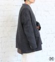 画像18: 30%OFF！ノーカラーワイドジャケット　circa make no collar wide jacket（グレー）《セール商品につき返品不可》