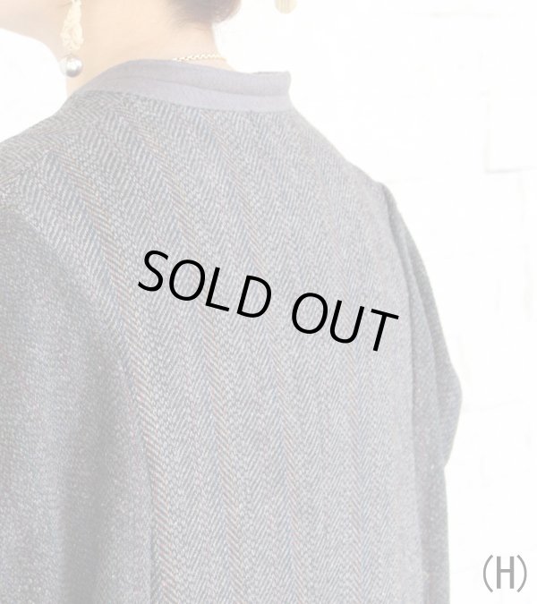 画像29: 30%OFF！ノーカラーワイドジャケット　circa make no collar wide jacket（グレー）《セール商品につき返品不可》