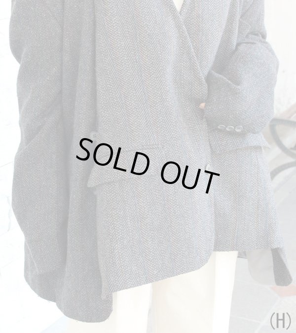 画像30: 30%OFF！ノーカラーワイドジャケット　circa make no collar wide jacket（グレー）《セール商品につき返品不可》