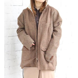 画像: 30%OFF！ツイードカデットジャケット　circa make tweed cadet jacket《セール商品につき返品不可》