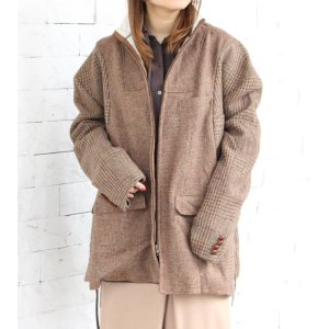 画像: 30%OFF！ツイードカデットジャケット　circa make tweed cadet jacket《セール商品につき返品不可》