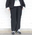 画像1: 30%OFF！スラブギャバジンツイードタックワイドパンツ《セール商品につき返品不可》