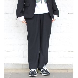 画像: 30%OFF！スラブギャバジンツイードタックワイドパンツ《セール商品につき返品不可》