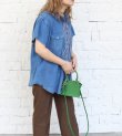 画像4: 30%OFF！レースアップデニムウエスタンシャツ　circa make lace up denim western shirt《セール商品につき返品不可》