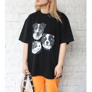 画像: プリントショートスリーブティー(ホリー)　ObyO print short sleeve tee(holly）