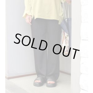 画像: 50%OFF!ビスコースウールツイルイージーパンツ《セール商品につき返品不可》