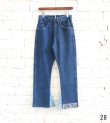 画像17: フリンジフレアデニムパンツ（ブルー）　circa make fringe denim pants