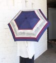 画像14: スカーフ柄晴雨兼用折り畳み傘(ウッドハンドル)