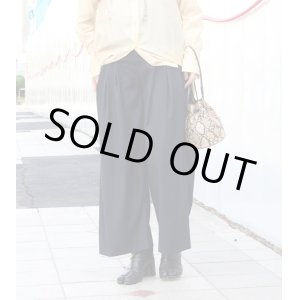 画像: 20%OFF！3タックワイドパンツ　 3tuck Wide Pants《セール商品につき返品不可》