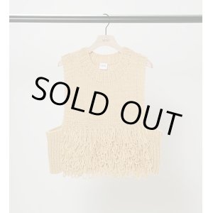 画像: ループハンドニットベスト　LOOP HAND KNIT VEST
